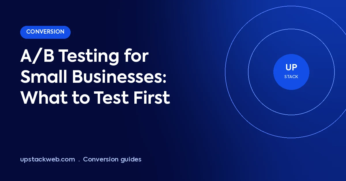 A/B testing for small businesses