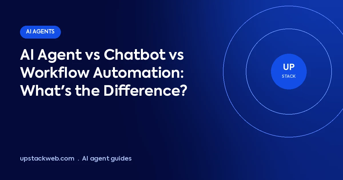 AI agent vs chatbot vs automation
