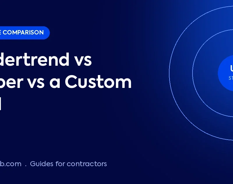Buildertrend vs Jobber vs a Custom CRM: What Fits a Renovation Company?