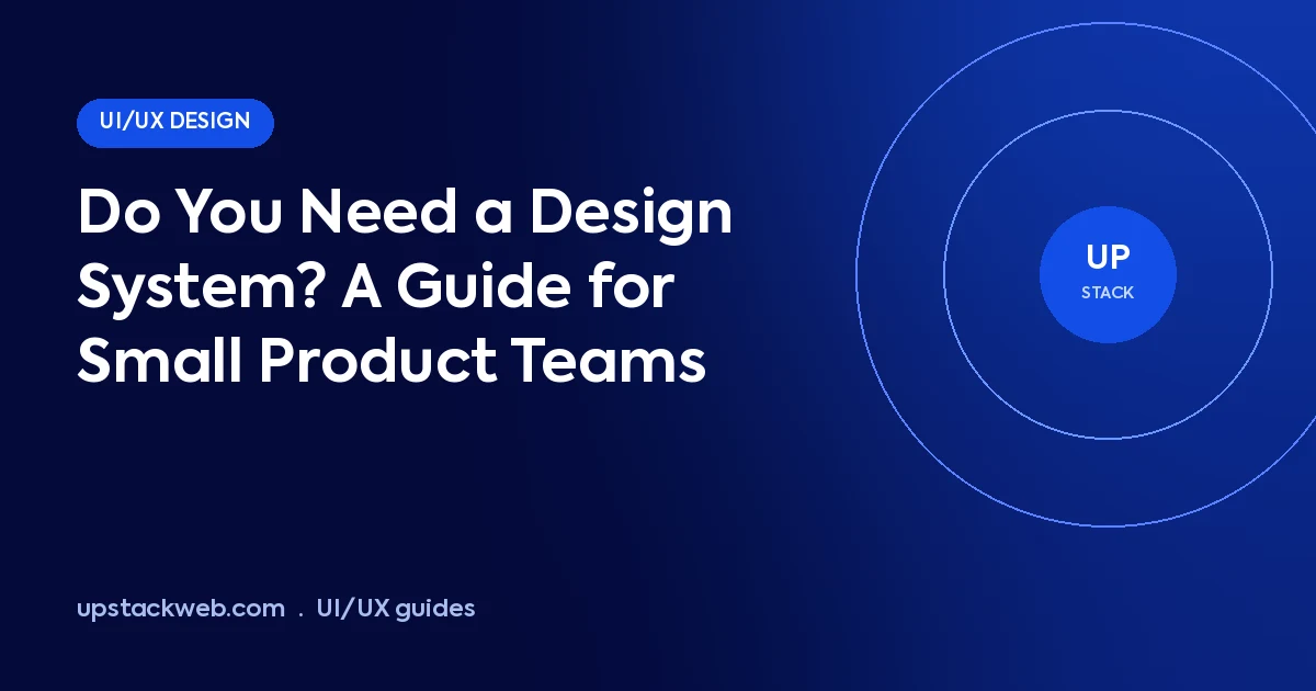 Design systems for small teams