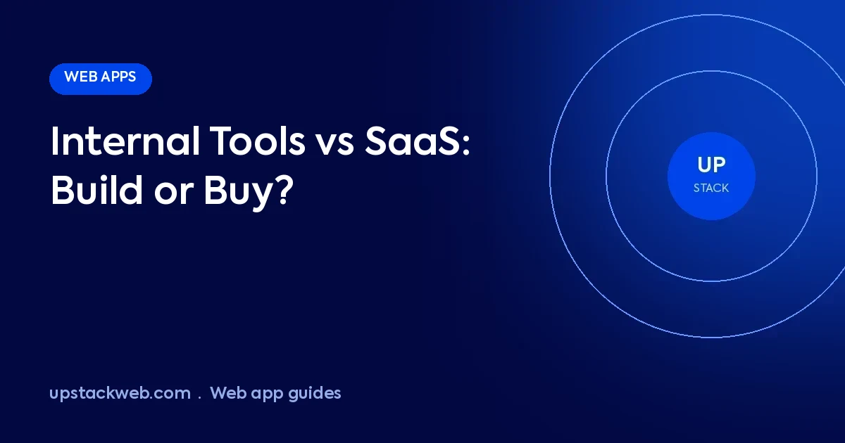 Internal tools vs off-the-shelf SaaS