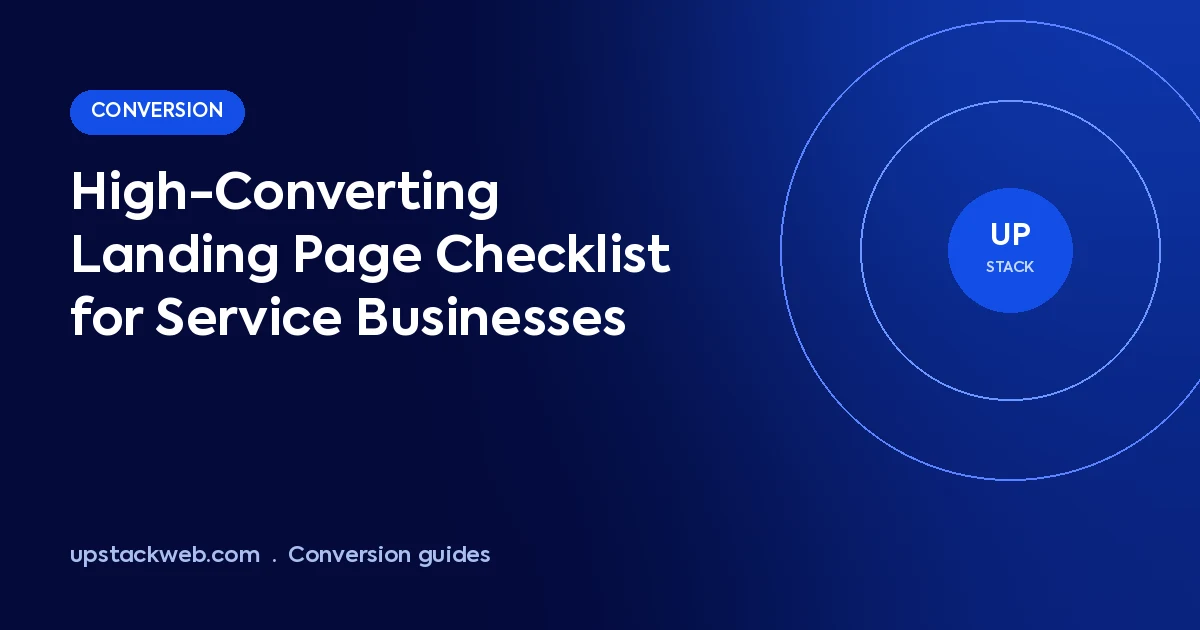 Landing page checklist