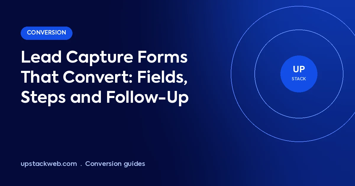 Lead capture forms