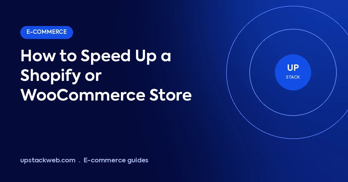 Speed up Shopify and WooCommerce