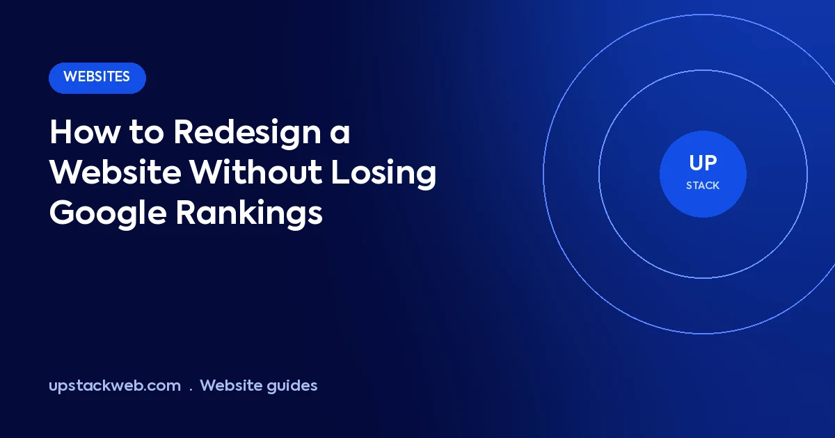 Website redesign without losing rankings